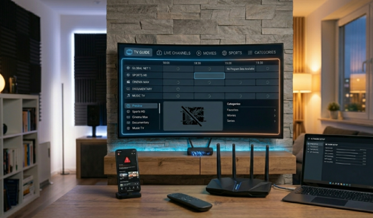iptv epg not working